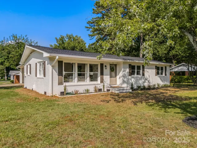 a house that has a tree in it