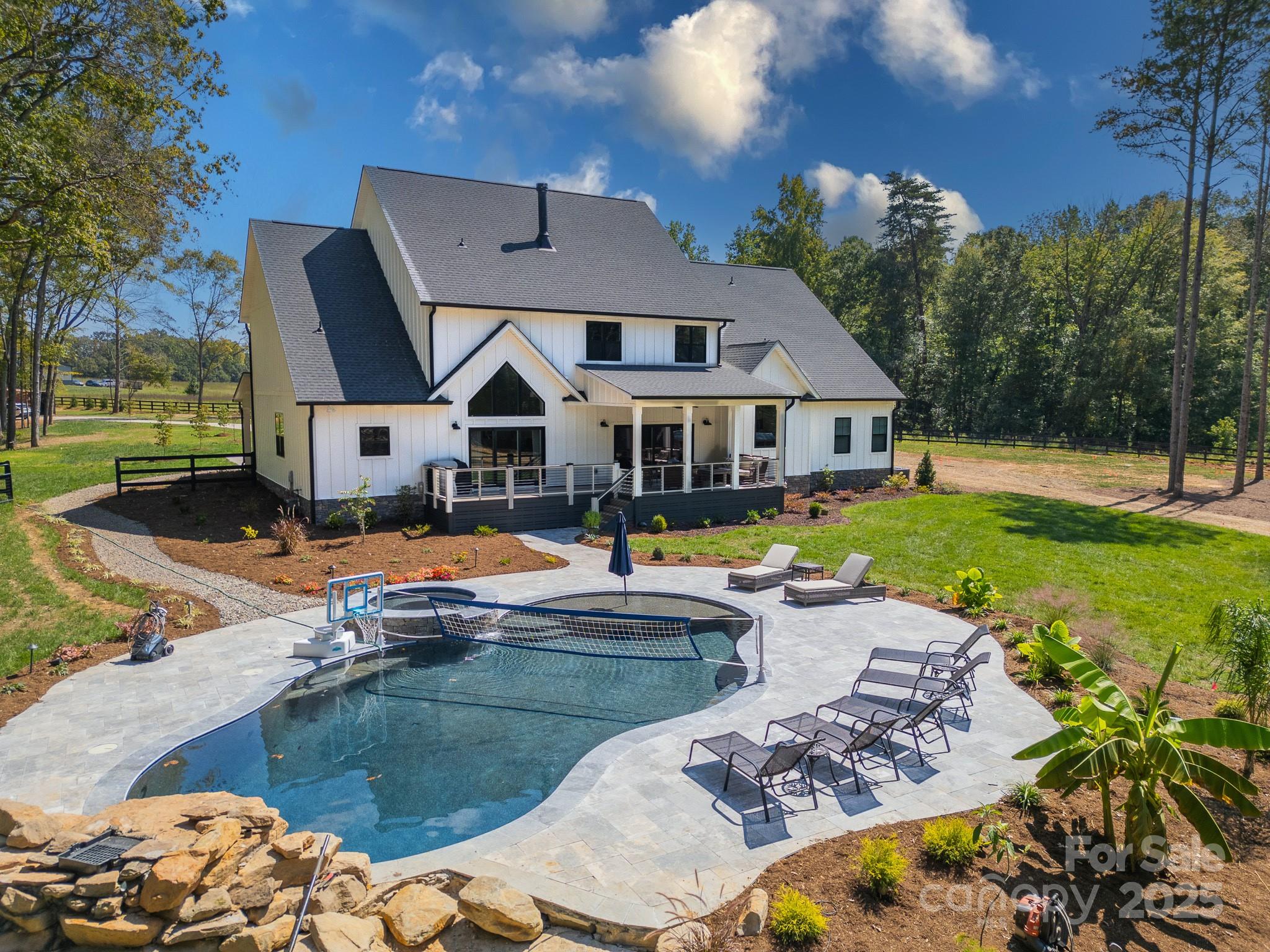 1033 Brandon Road Clover, SC 29710 - Photo 4 of 45 a view of a house with swimming pool and porch