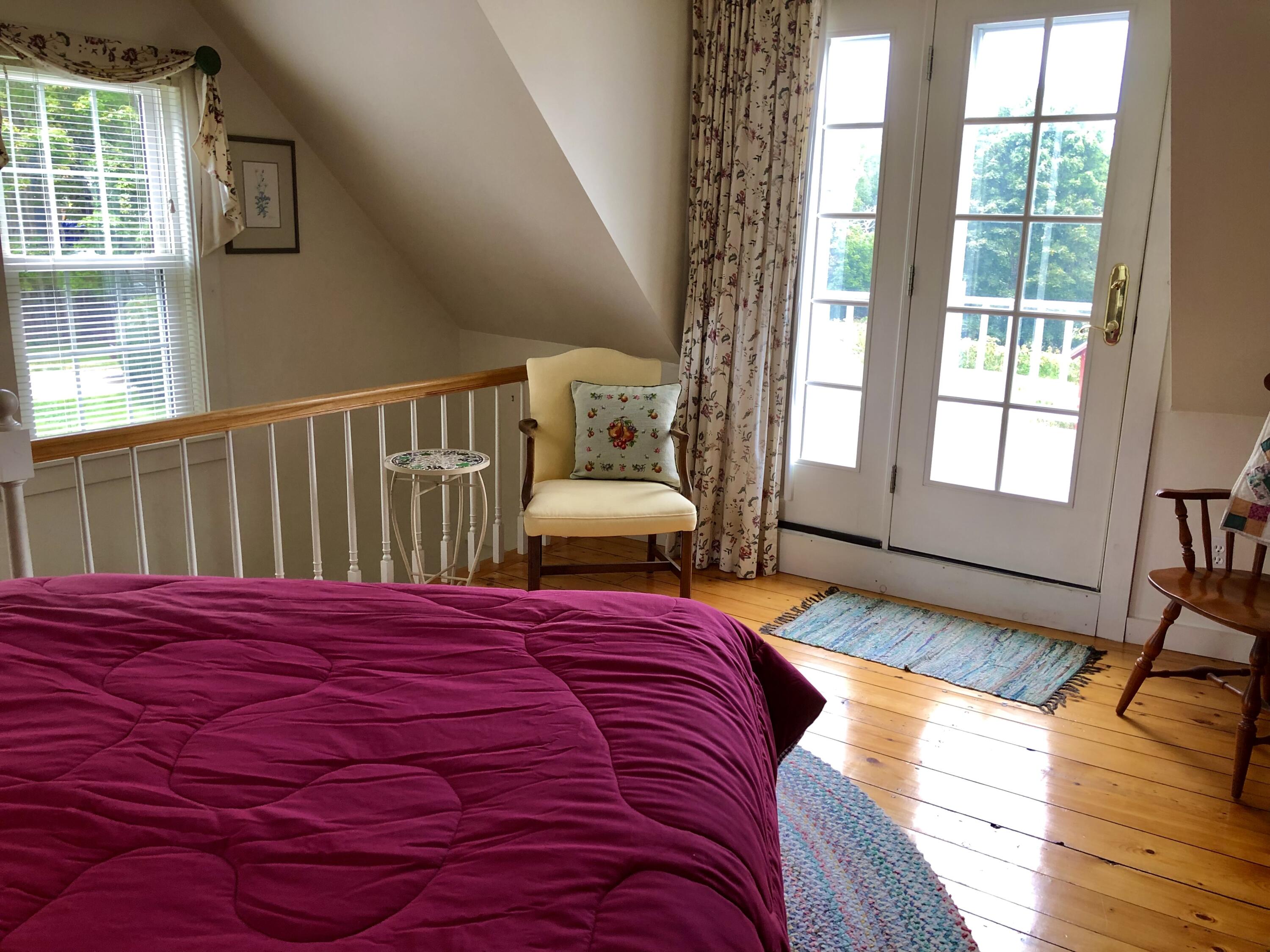 104 Bernard Road Bernard, ME 04612 - Photo 36 of 63 Master bedroom with private deck