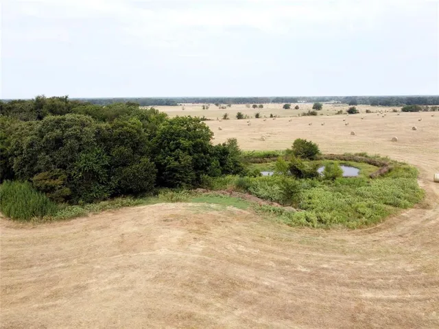 a view of a lake with a beach