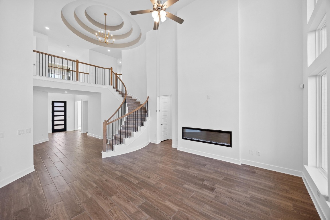320 Buckaroo Drive Georgetown, TX 78633 - Photo 16 of 31 a view of an entryway with wooden floor