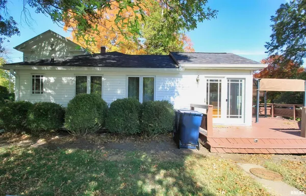 a view of a house with a patio