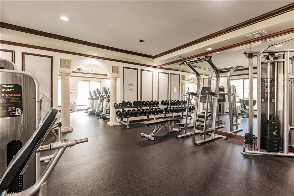1230 Reserve Way, Unit 302 Naples, FL 34105 - Photo 26 of 28 a view of a room with gym equipment