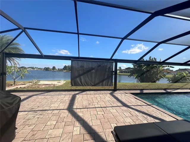 a view of a backyard of a house