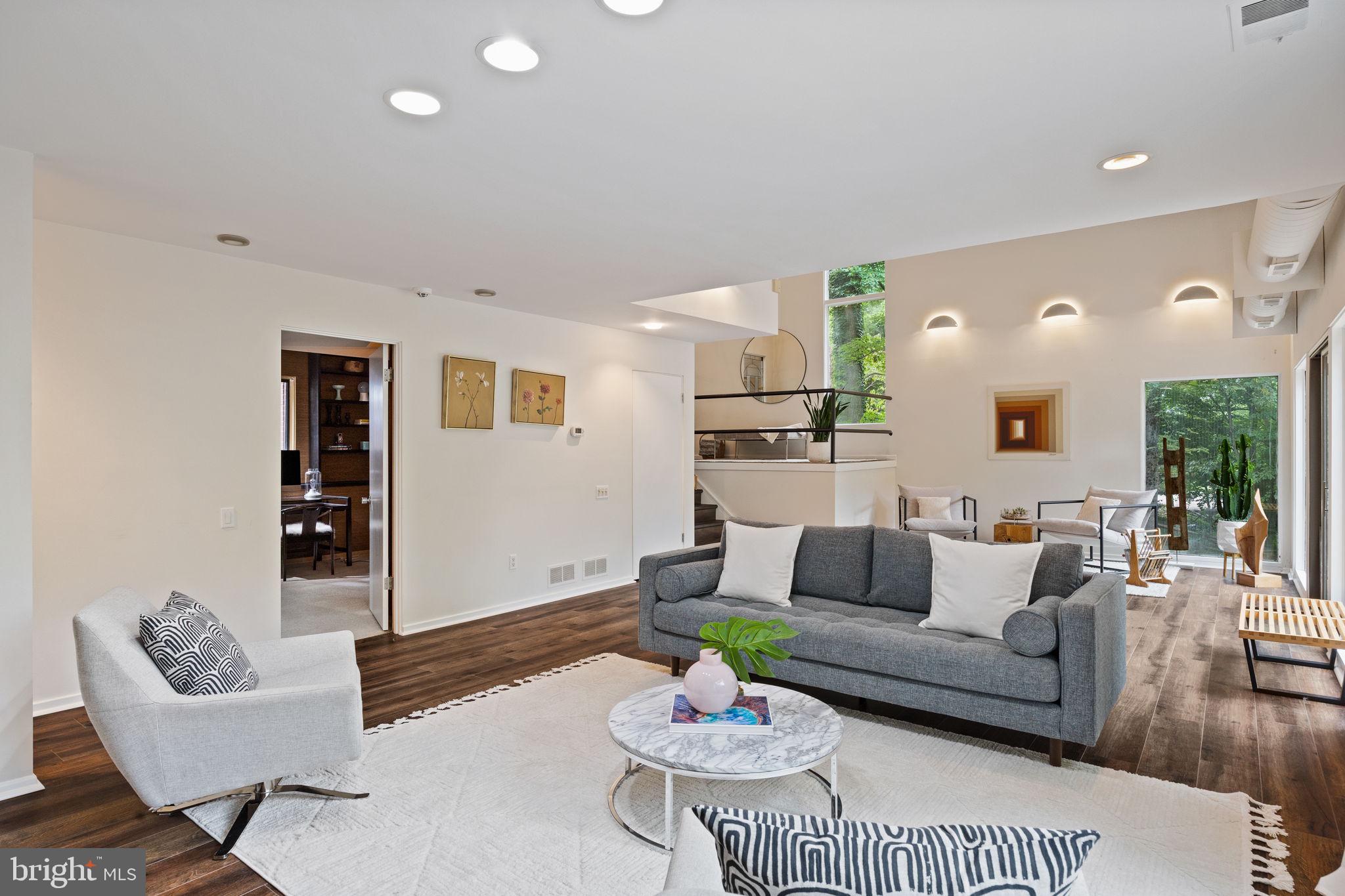 175 Old Gulph Road Wynnewood, PA 19096 - Photo 22 of 87 a living room with furniture and wooden floor