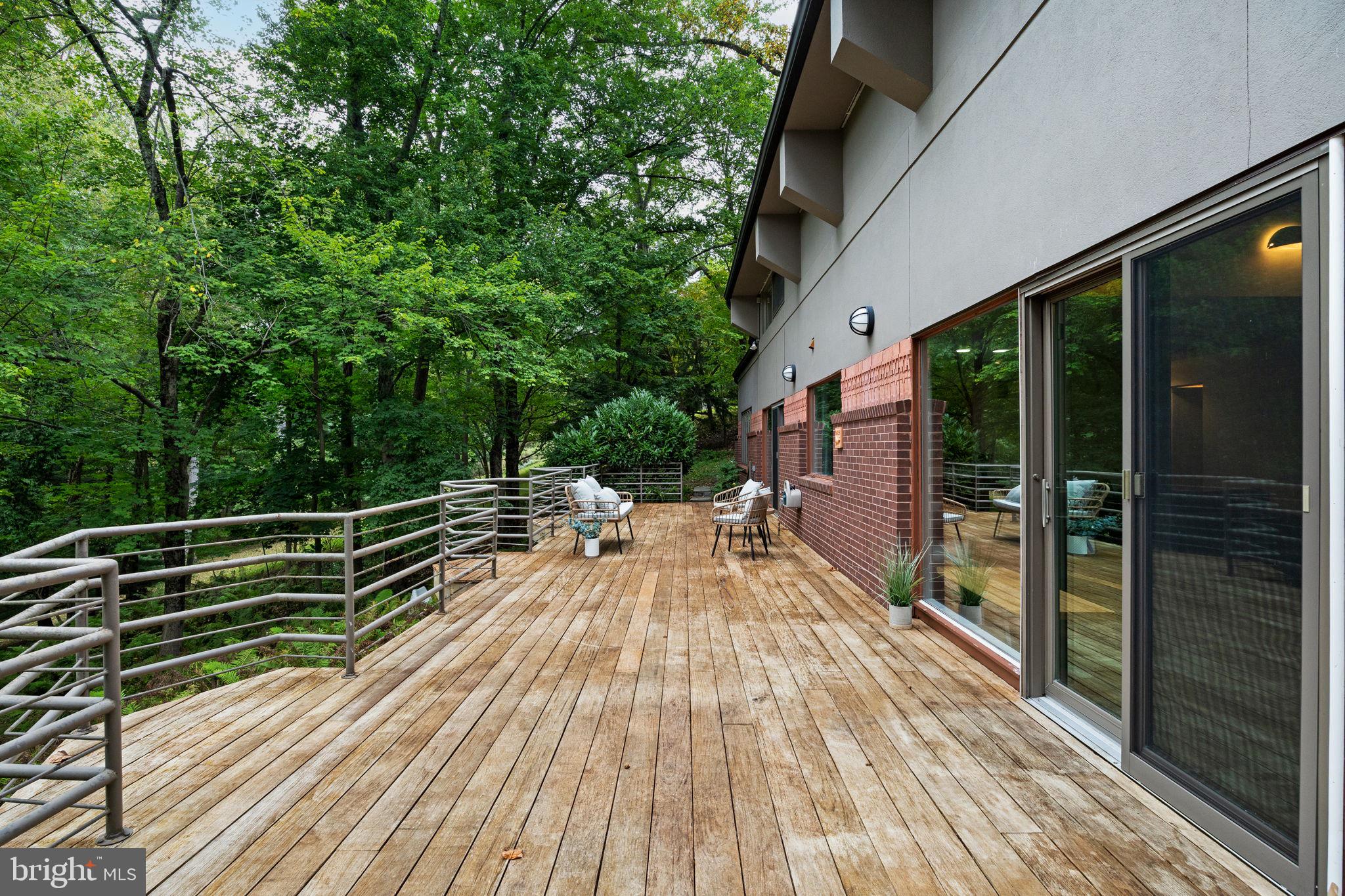 175 Old Gulph Road Wynnewood, PA 19096 - Photo 76 of 87 a view of balcony with deck and wooden floor