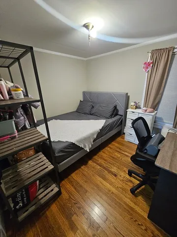 a workspace with furniture and window