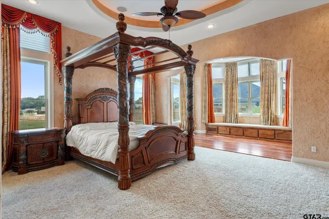 a very nice looking room with a large window