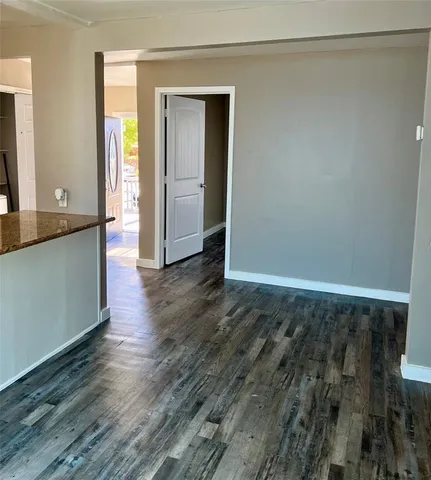 wooden floor in an empty room