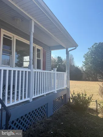 a backyard of a house