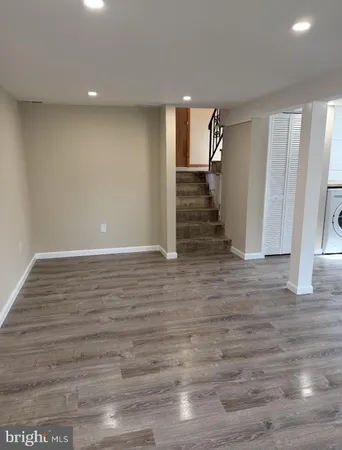 a view of entryway with stairs