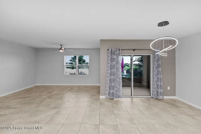 a view of an empty room