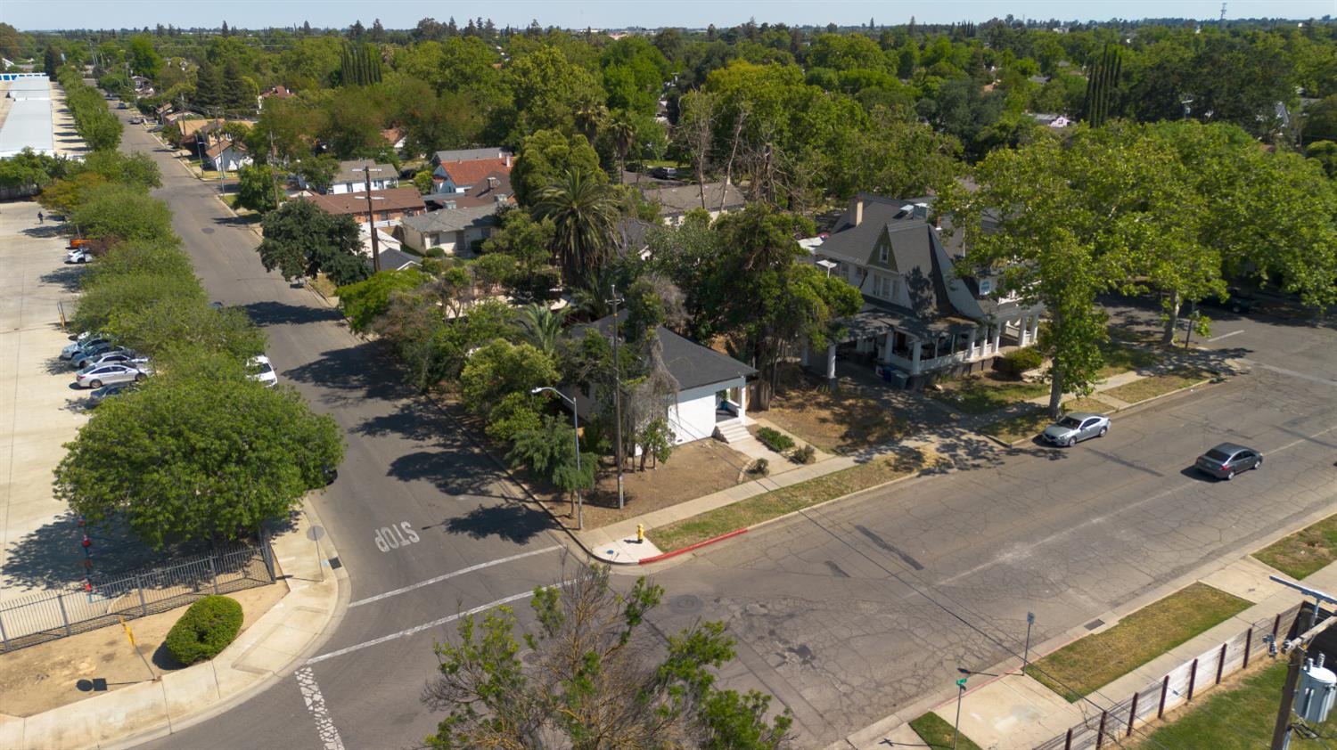 2320 K Street Merced, CA 95340 - Photo 19 of 25 an aerial view of a house with a yard