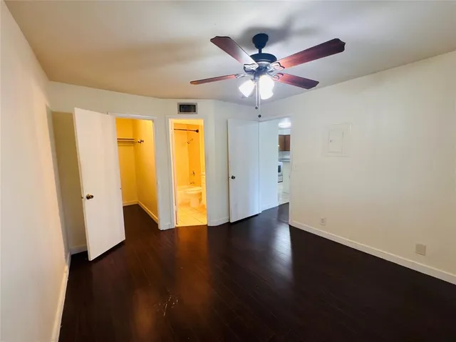 a view of small space with racks on the wall