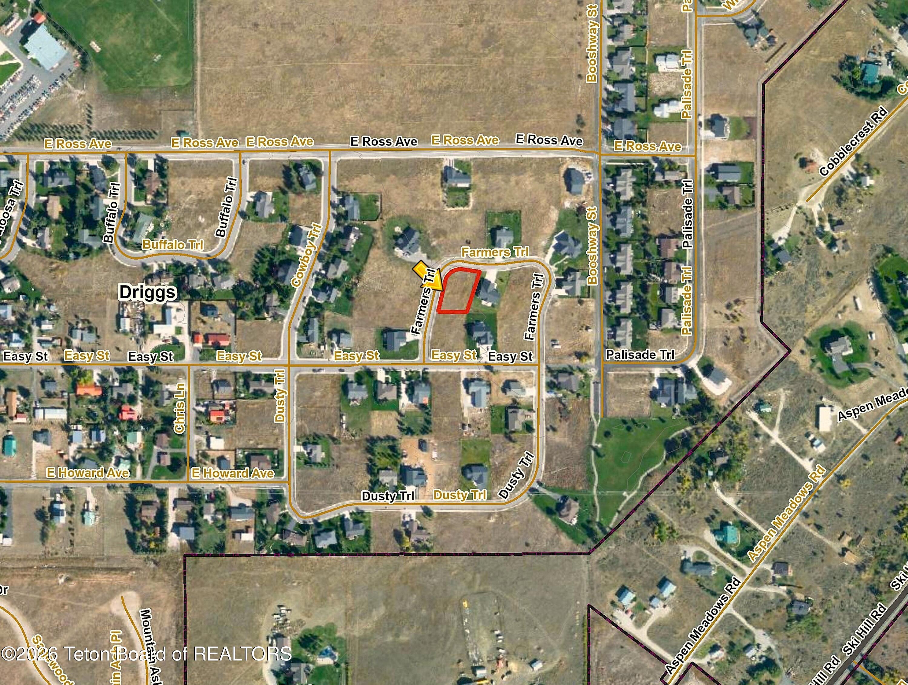 954 Farmers Trail Driggs, ID 83422 - Photo 5 of 5 Aerial jpeg zoomout