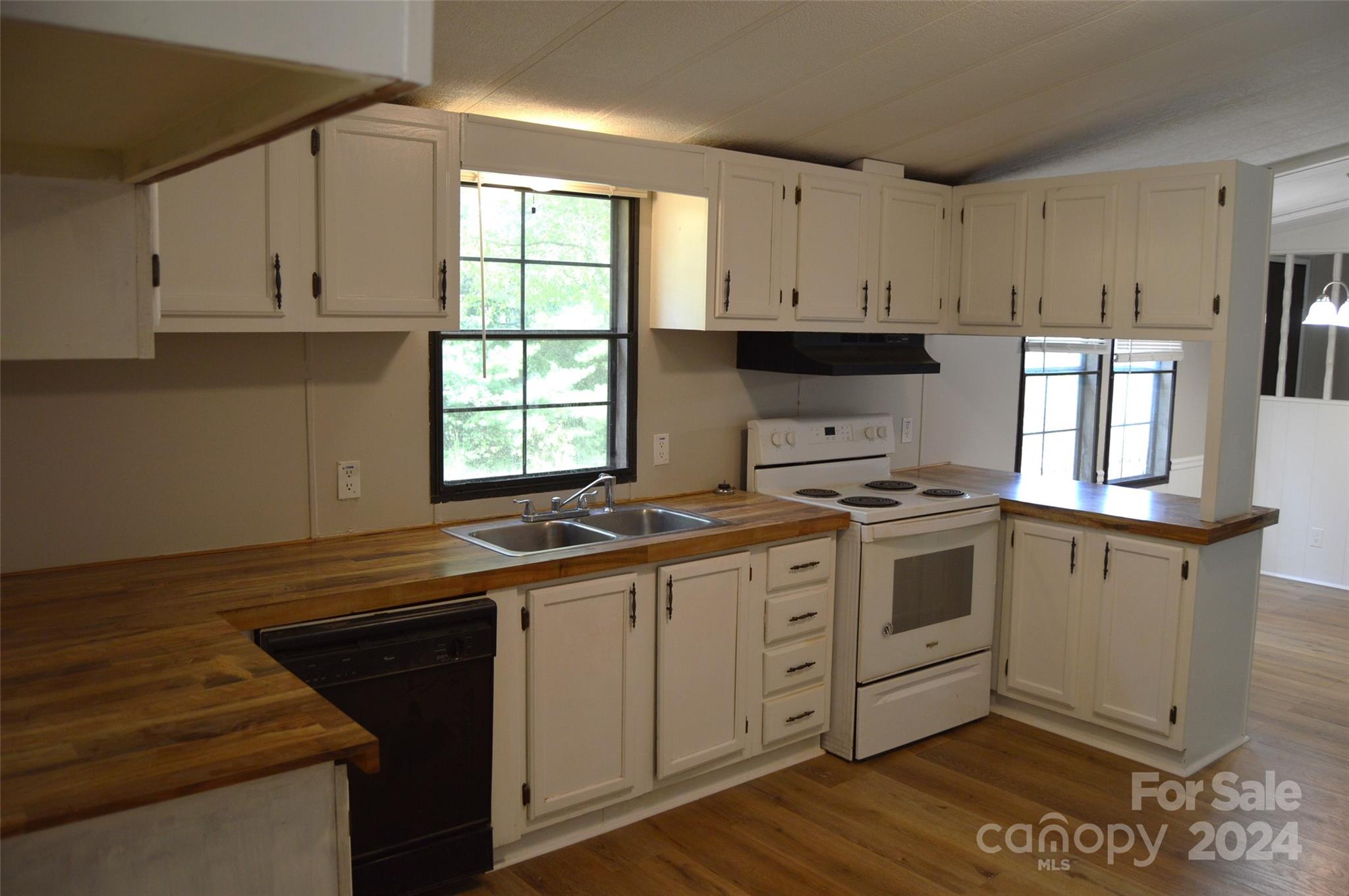 613 West Lewis Ferry Road Statesville, NC 28677 - Photo 6 of 22 a kitchen with granite countertop a stove sink and cabinets