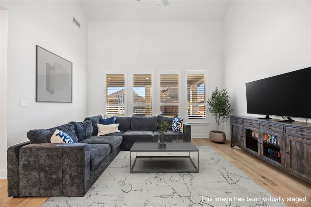 1807 Gateway Lane Van Alstyne, TX 75495 - Photo 11 of 33 a living room with furniture and a flat screen tv