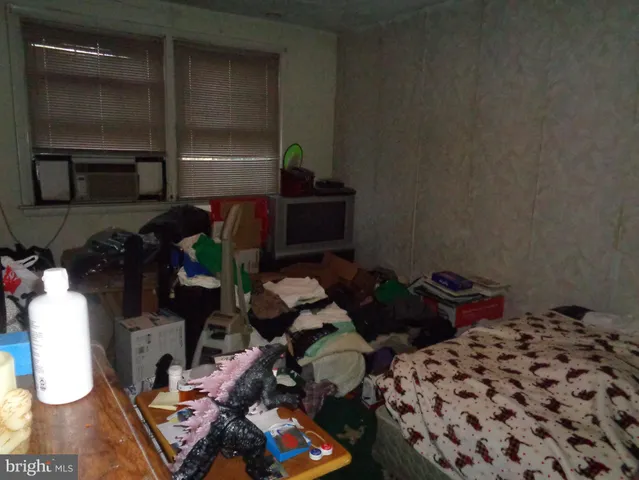 a room with furniture