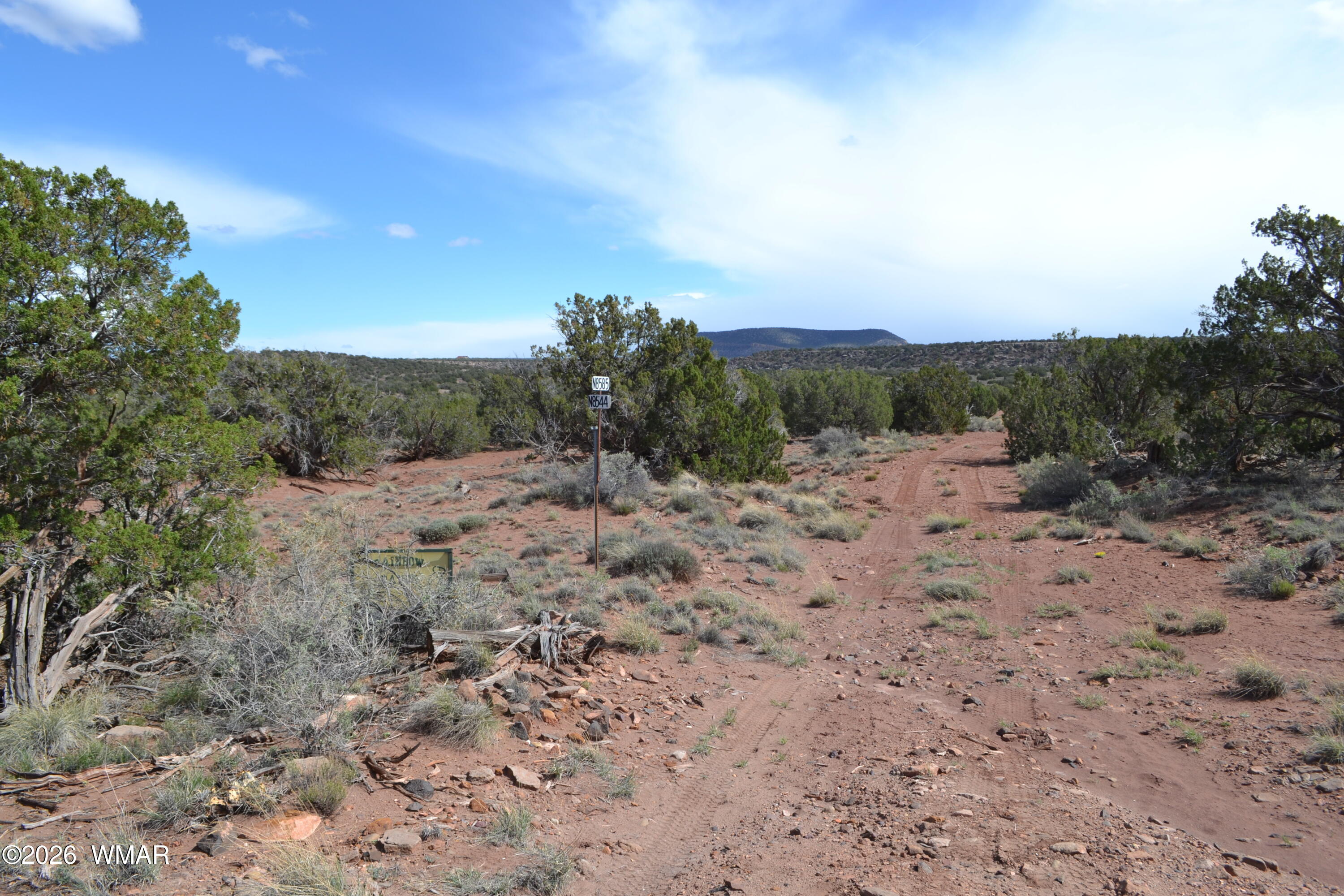 32 N8544 Concho, AZ 85924 - Photo 20 of 21 a view of a dry yard with mountains in the background