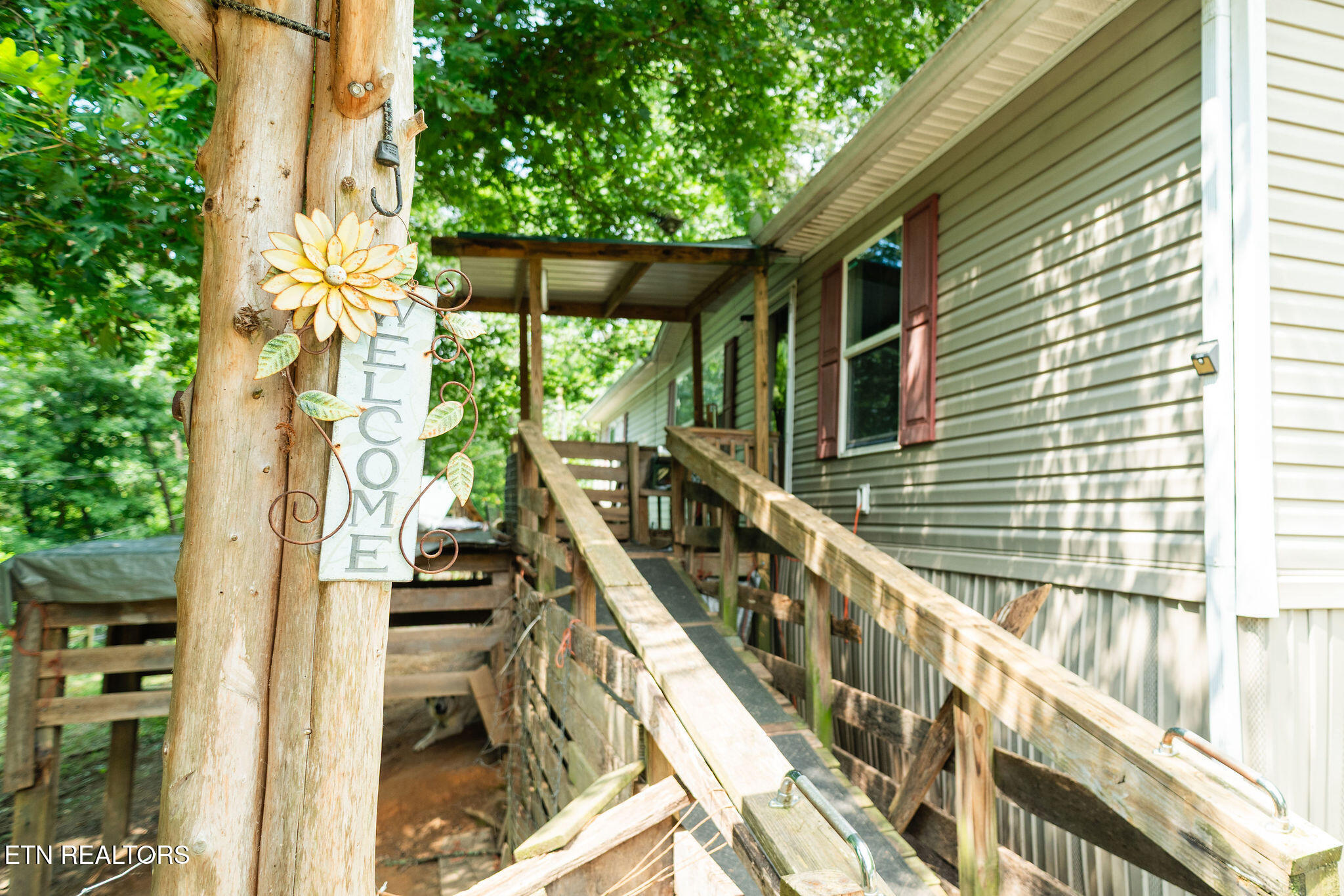 609 Miller Hollow Road Bean Station, TN 37708 - Photo 2 of 37 Double Deck leading to covered porch