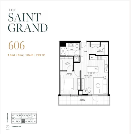 $3,705 | 218 East Grand Avenue, Unit 606, Chicago, IL 60611