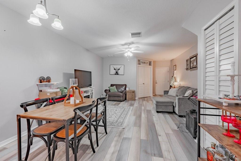 15856 Fishhawk View Drive Lithia, FL 33547 - Photo 6 of 31 a living room with lots of furniture and a chandelier