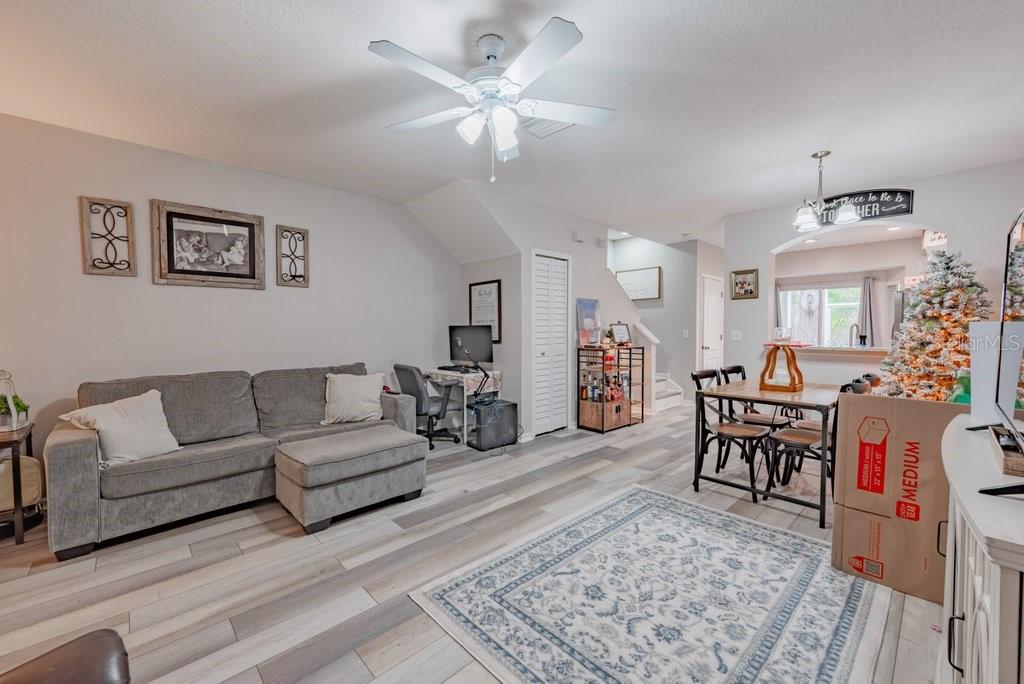 15856 Fishhawk View Drive Lithia, FL 33547 - Photo 8 of 31 a living room with furniture a large window and a rug