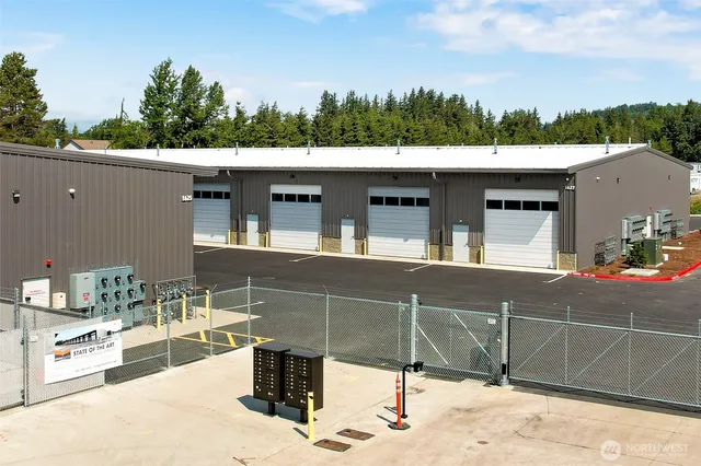 a view of a backyard with a sink and dishwasher