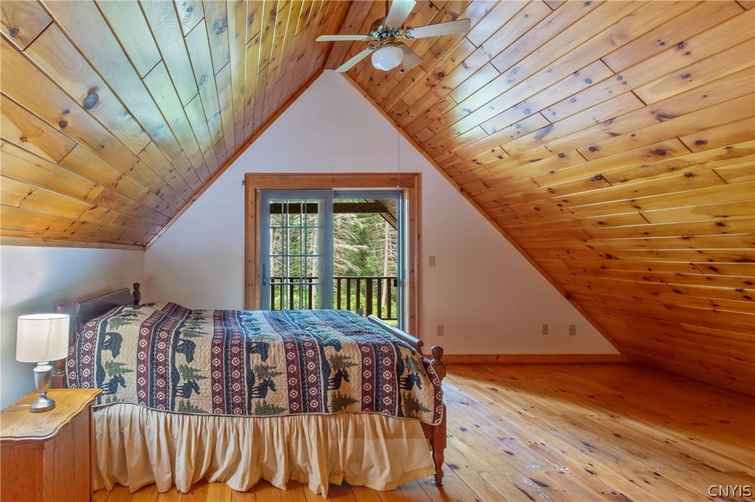 4004 Brunel Road Nelson, NY 13035 - Photo 28 of 43 Owner's bedroom with atrium door to the covered porch