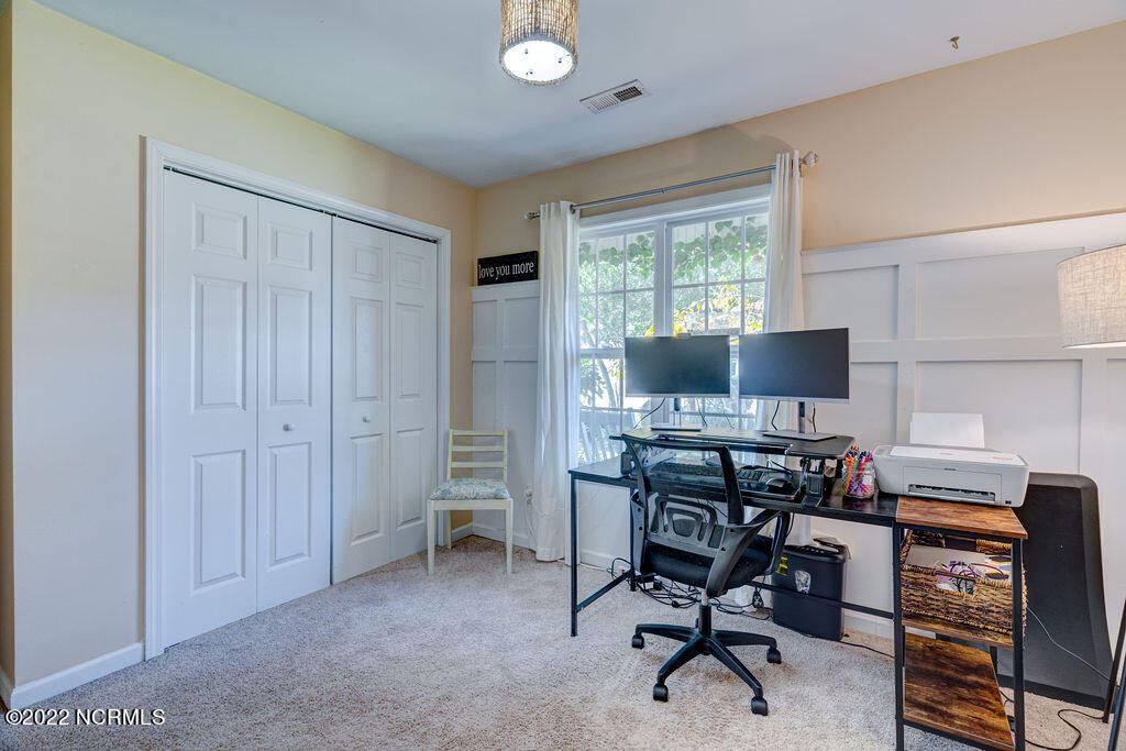 136 Watersfield Road Leland, NC 28451 - Photo 29 of 45 Bedroom 3 used as an office