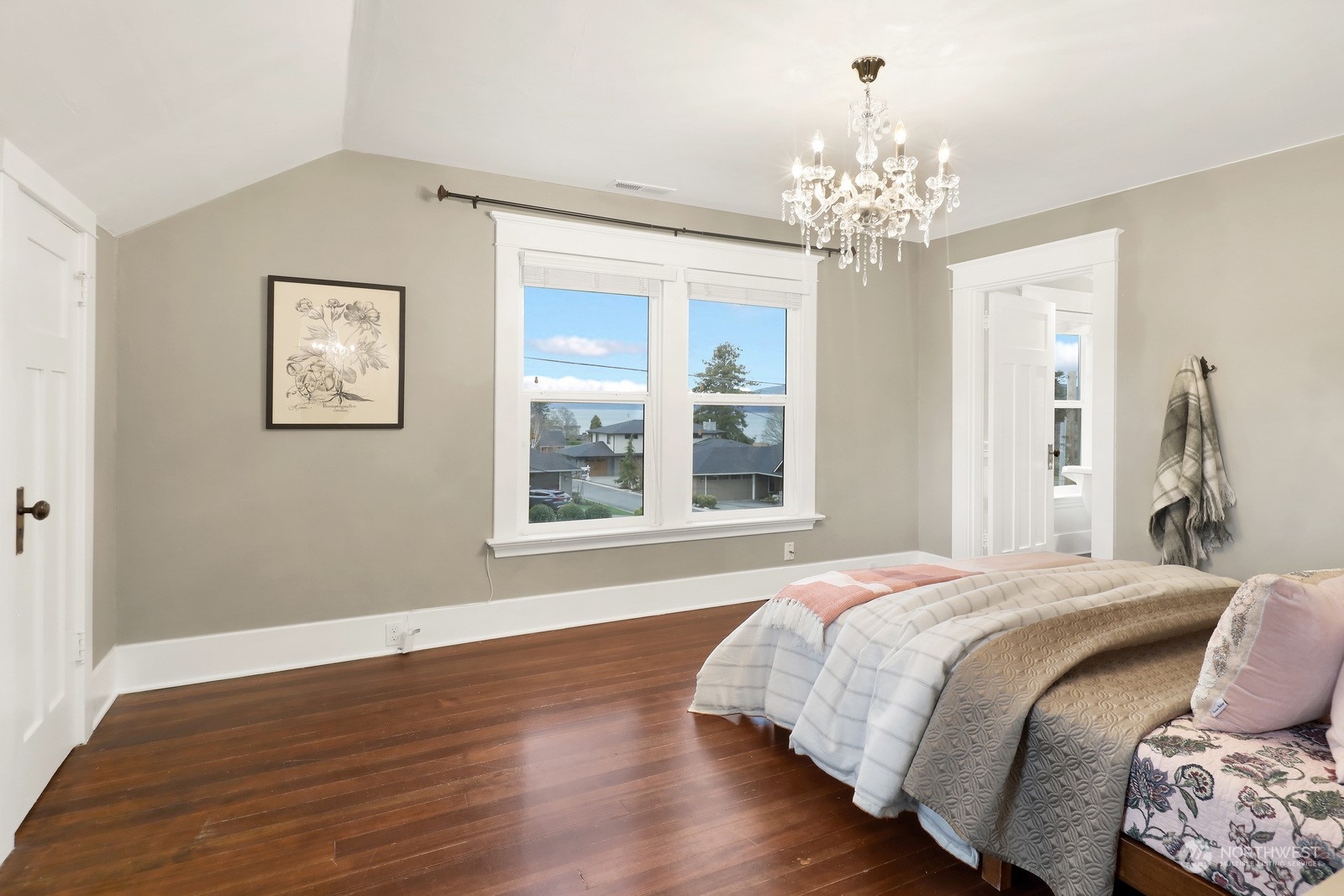 2120 12th Street Anacortes, WA 98221 - Photo 15 of 40 a bedroom with bed and a window