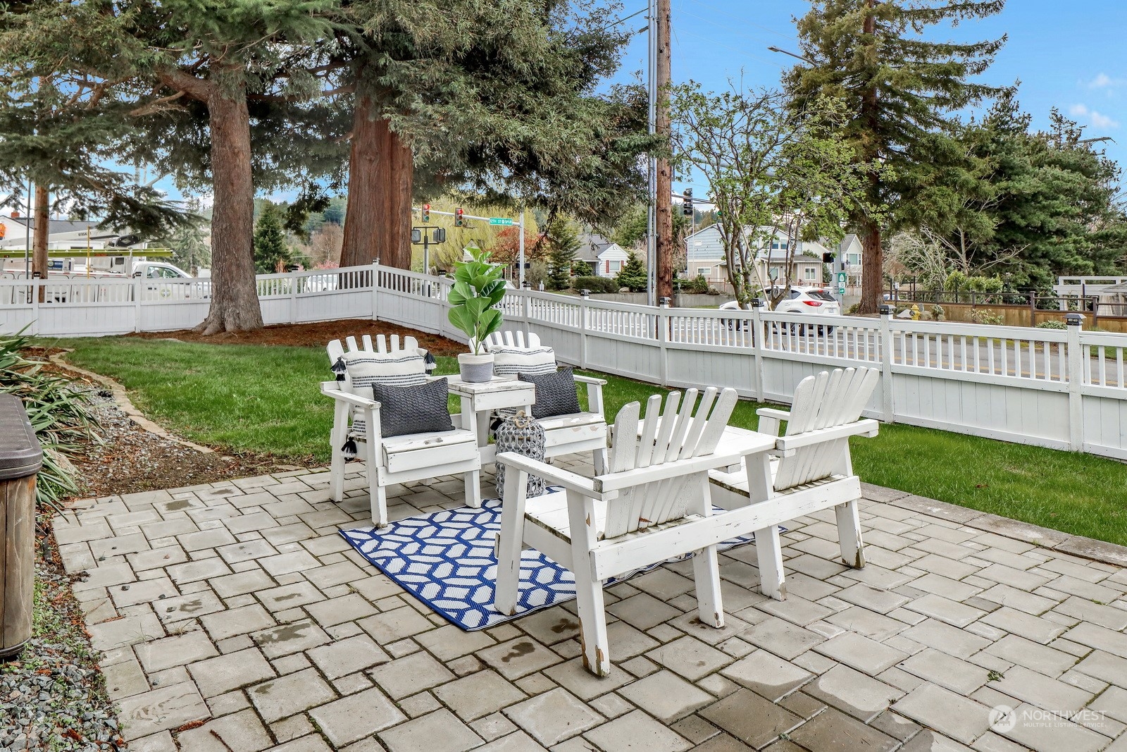 2120 12th Street Anacortes, WA 98221 - Photo 39 of 40 a view of a patio with a yard