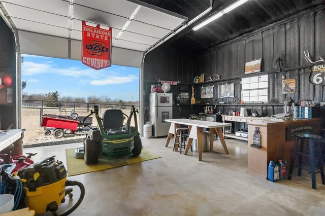 a view of a dinning room with furniture