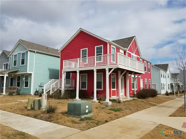 a front view of school