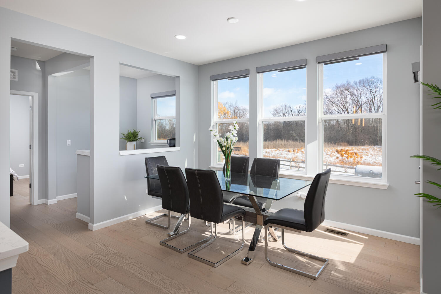 1127 Hibbard Road Naperville, IL 60563 - Photo 18 of 84 a view of a workspace with furniture and a window
