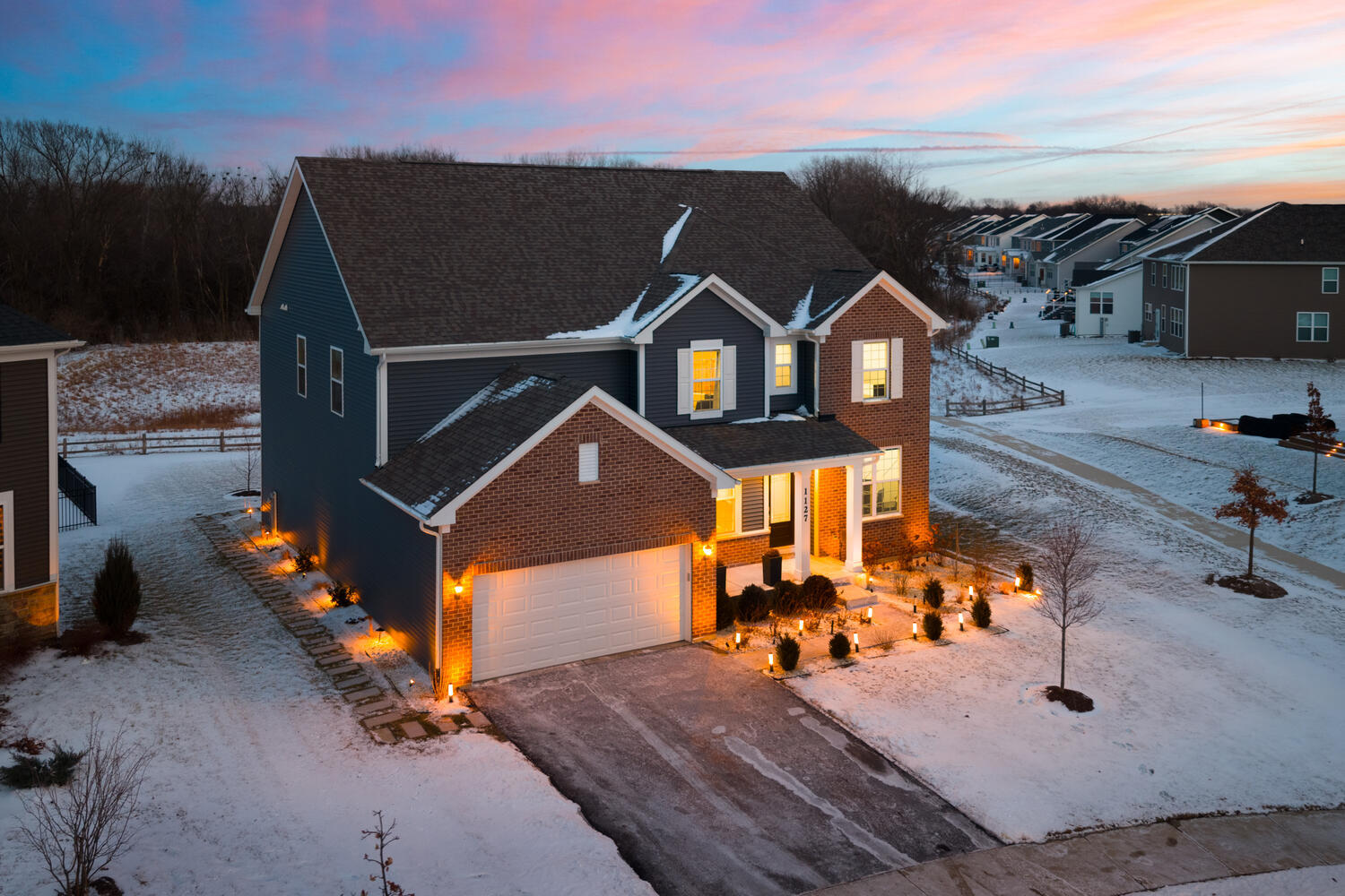 1127 Hibbard Road Naperville, IL 60563 - Photo 47 of 84 a front view of a house with a yard