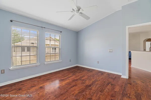 wooden floor in an empty room
