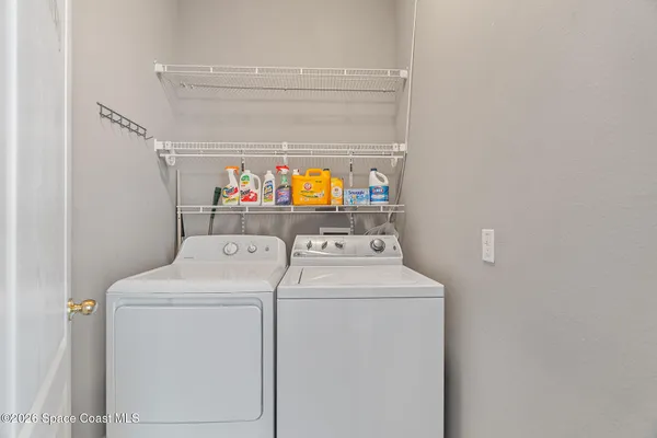a view of a storage & utility room