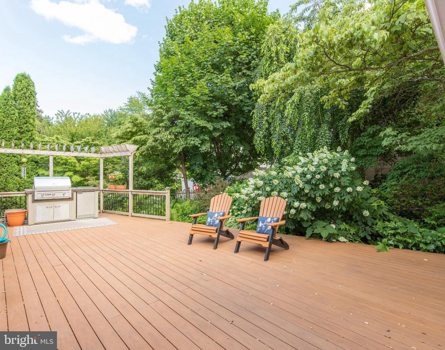 966 Ethan Allen Road Berwyn, PA 19312 - Photo 40 of 43 Back Deck Oasis