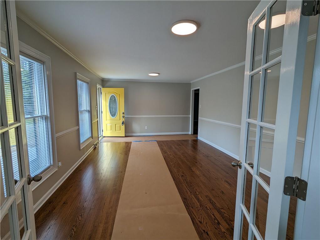 2619 Hinson Road Monroe, NC 28112 - Photo 5 of 39 a view of gallery with wooden floor