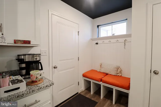 a room with storage and utility