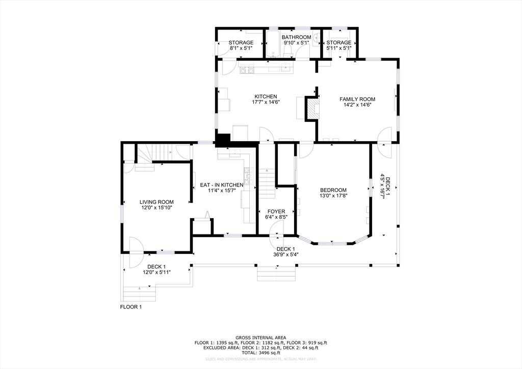 17-19 Crafts Street Newton, MA 02458 - Photo 21 of 24 a picture of floor plan