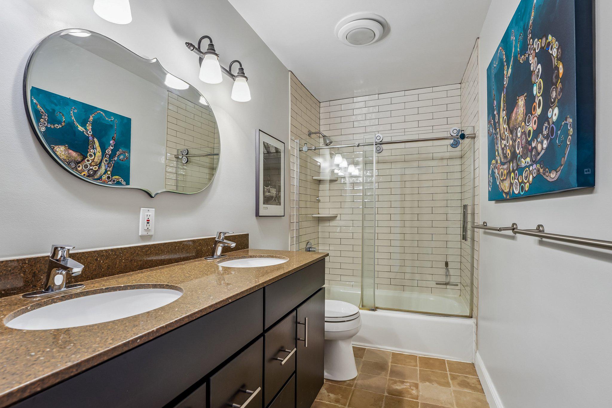 5716 Rusk Avenue Baltimore, MD 21215 - Photo 19 of 48 2nd floor full bath with double sinks