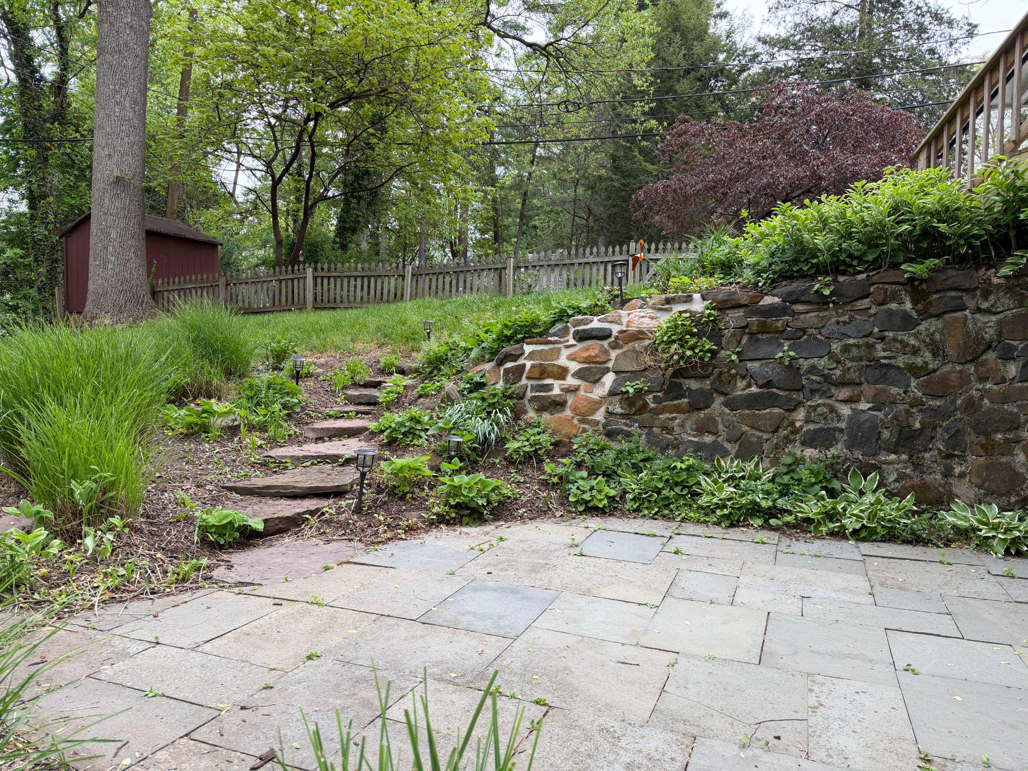 5716 Rusk Avenue Baltimore, MD 21215 - Photo 44 of 48 Hardscaping stone path and patio