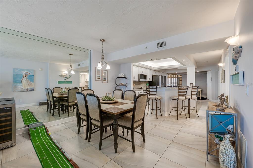 4575 South Atlantic Avenue, Unit 6304 Ponce Inlet, FL 32127 - Photo 14 of 37 a view of a dining area with furniture