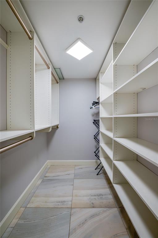 4575 South Atlantic Avenue, Unit 6304 Ponce Inlet, FL 32127 - Photo 27 of 37 a view of an empty walk in closet