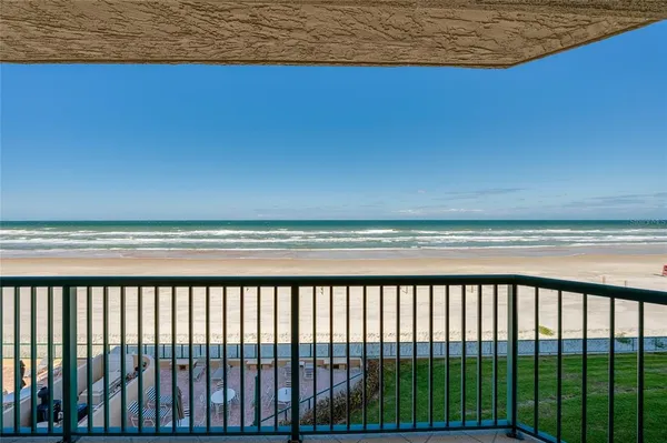 a view of beach and ocean