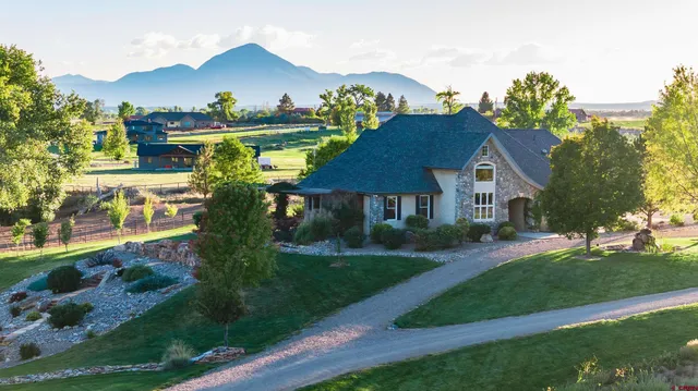a aerial view of a house