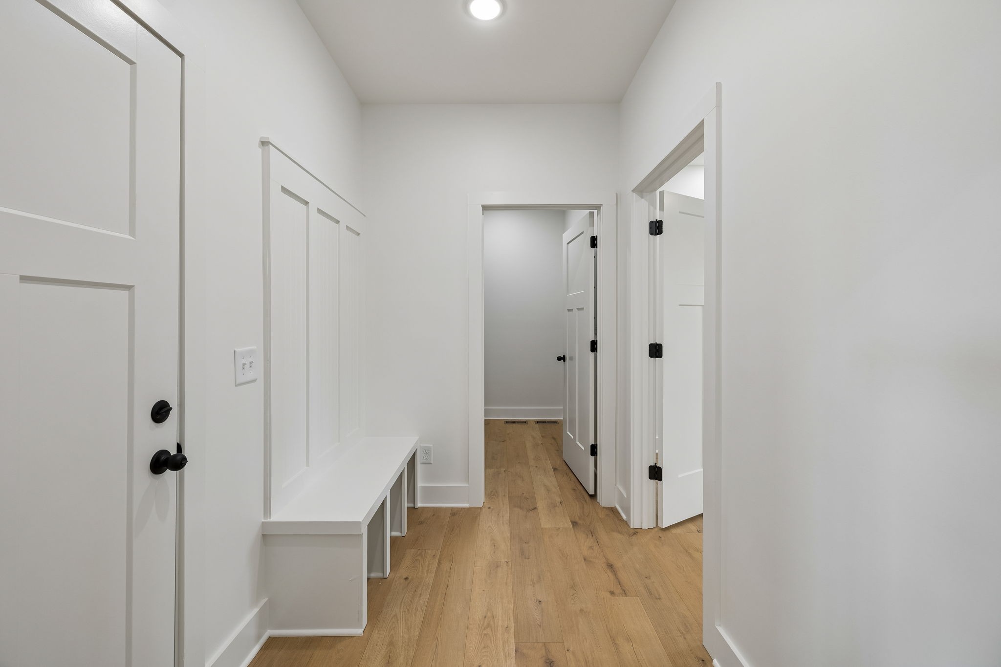 4083 Long Creek Road Lafayette, TN 37083 - Photo 22 of 36 a view of a hallway with wooden floor