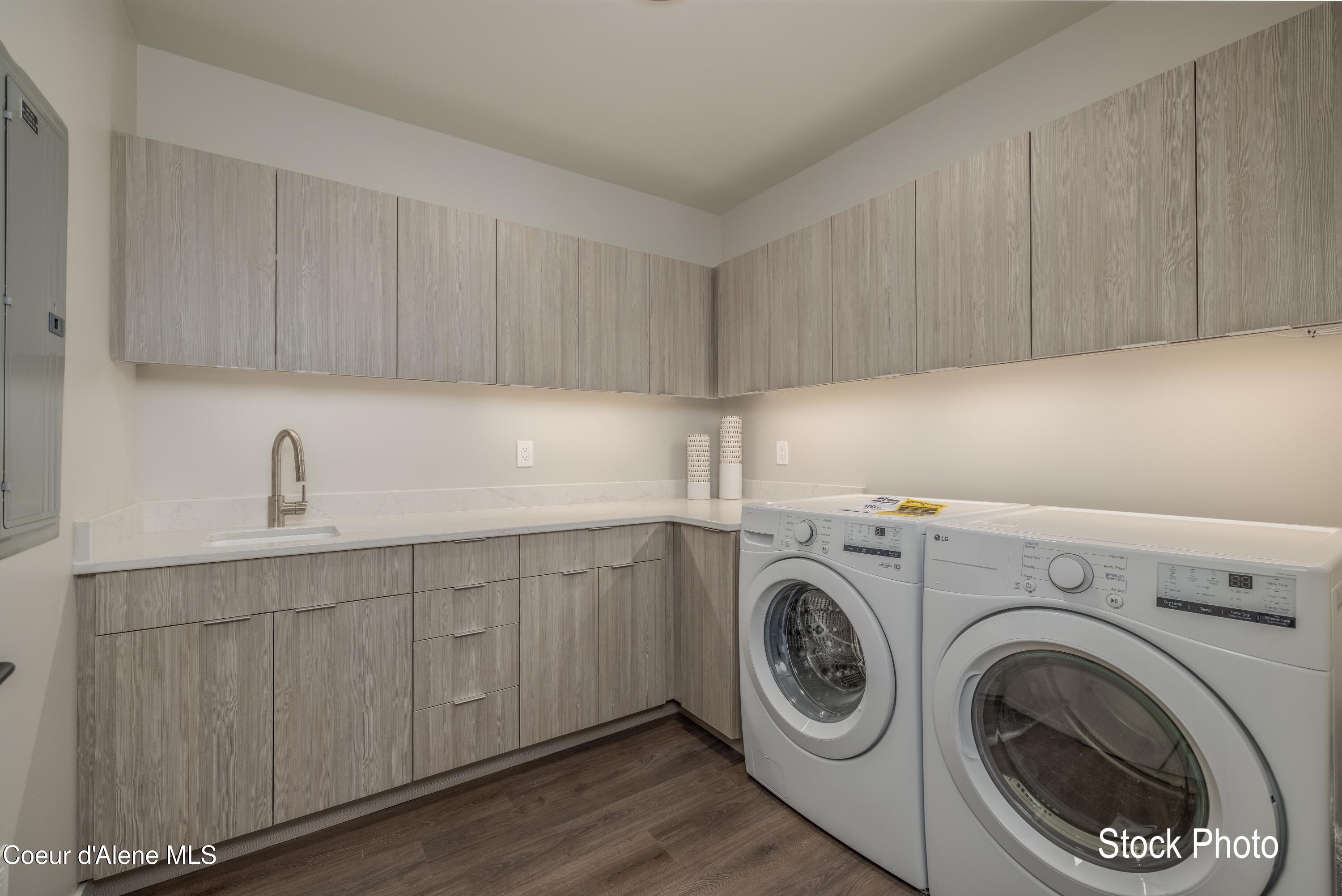 116 South 3rd Street, Unit 405 Coeur D'Alene, ID 83814 - Photo 19 of 40 18 Laundry Unit 401 Stock Photo